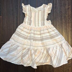 Tahari Toddler Girl Boho Chic Beautiful Striped Dress! Worn once!